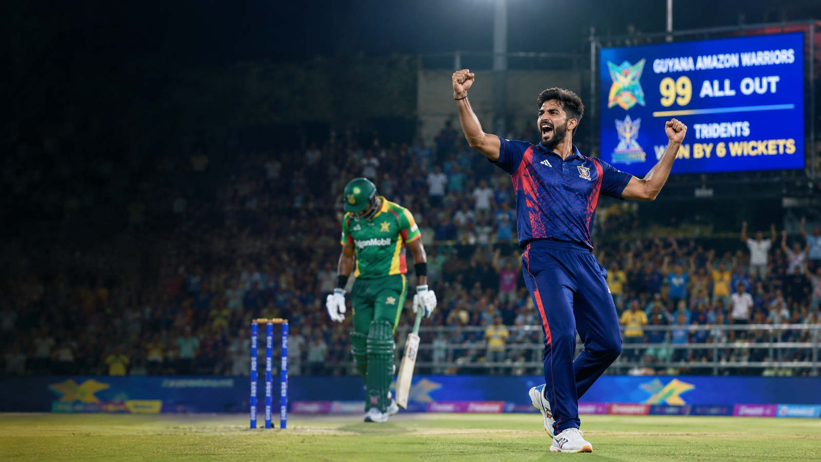 Tridents Rout Amazon Warriors to Book Eliminator Against Kingsmen Tridents Rout Amazon Warriors to Book Eliminator Against Kingsmen