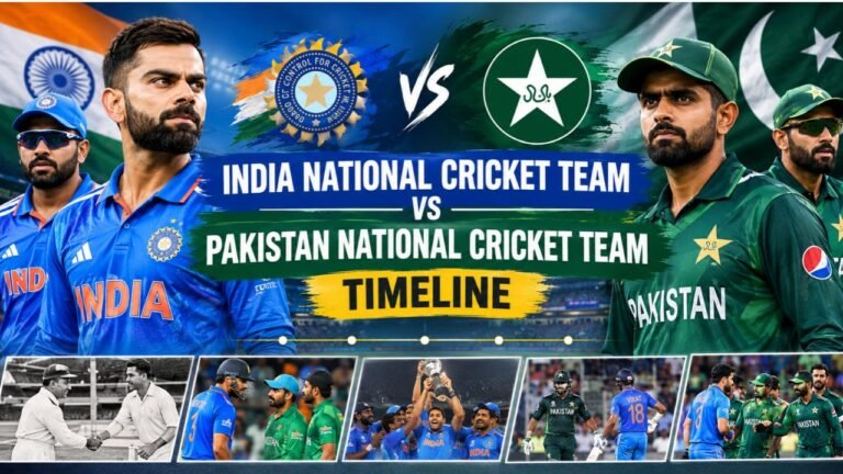 India-National-Cricket-Team-vs-Pakistan-National-Cricket-Team-Timeline